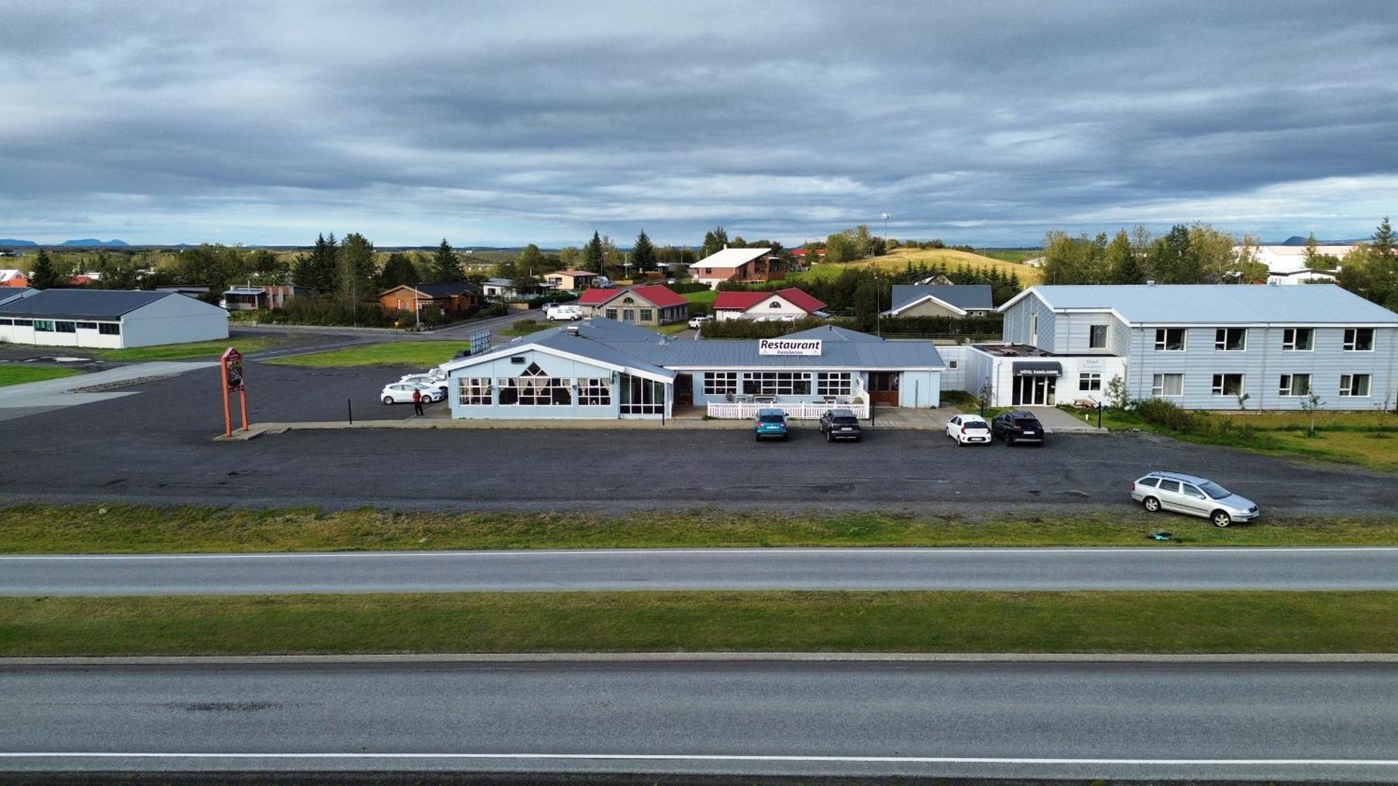 Kanslarinn Hostel Hella Eksteriør billede